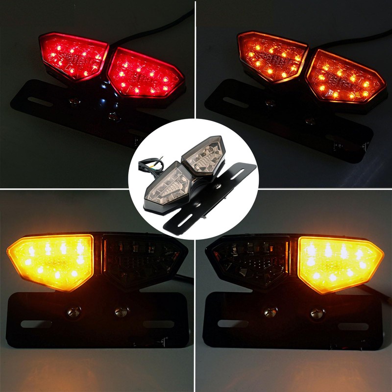 Motorcycle Tail Light, Motorcycle Integrated Brake Tail&Turn Signal Light with