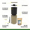 TeraGanix Bokashi Compost Bin + 2 Lbs Bokashi Bran, Kitchen