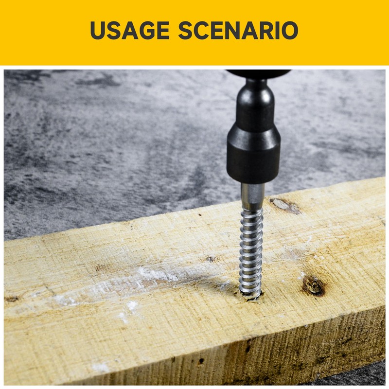(4Sets) 1/2" x 6" Hex Head Lag Bolts, Heavy Duty