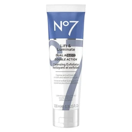 No7 Radiant Skin Exfoliating Face Cleanser 3.3 Ounce with Vitamin C E B5