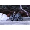 Nemesis Now Rebel Rider Skeleton Biker Figure, Black, 19 cm
