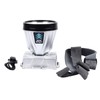 Super Bright Headlamp 90000lm Silver Rechargeable 1600mAh Battery Adjustable Headband