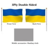 Hypoth Double Sided Ukraine Flag 3x5 FT Outdoor- UV Fade