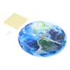 Earth Wall Clock Acrylic Silent Movement Accurate Cutting Stable Non