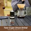 VEVOK CHEF Manual Coffee Grinder Hand Coffee Grinder 6 External