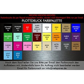 1 x 2 Plott Sticker 4x4 Limited Offroad 4x4 Quattro Sticker Fun Joke