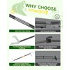 SMOQIO Snake Grabber Tool, 59in Professional Snake Tongs, All-Aluminum Alloy