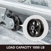 LONGRUNFORU 6" X 2" Sliding Gate Rollers, Cast Iron V