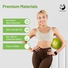Slim Panda Pilates Ball 9 Inch with Air Pump, Non-Slip