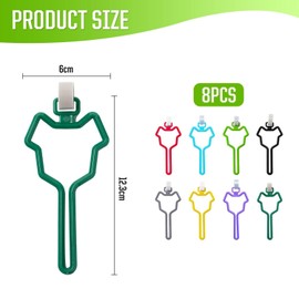 GDFHBD 8 Pieces Pet Garbage Bag Holder, Dog Poop Bag Holder, Pet Accessories, Dog Excrement Bag Holder, Dog Fabric Bag Holder.