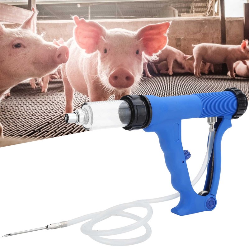 Cattle Sheep and Pigs Veterinary Potting Gun Feeding Container Automatic