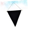 iplusmile Black Hanging Badge Banner Pennant Wall Display Canvas for