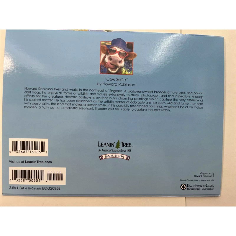 Leanin’ Tree Leanin Tree BIRTHDAY cows smiling, hope your birthday