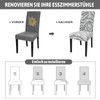 Alishomtll Stretch Chair Covers, Set of 6, Jacquard Chair Covers