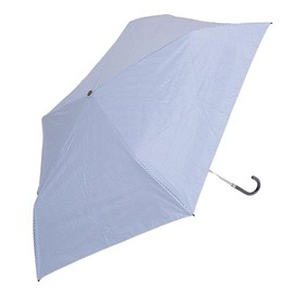 Moonbat 22-222-91871-02 Parasol Folding Umbrella, Ultra Lightweight, 99.99% Light Shading Ratio, 99% UV Protection, Heat Shielding Effect, Striped, beige