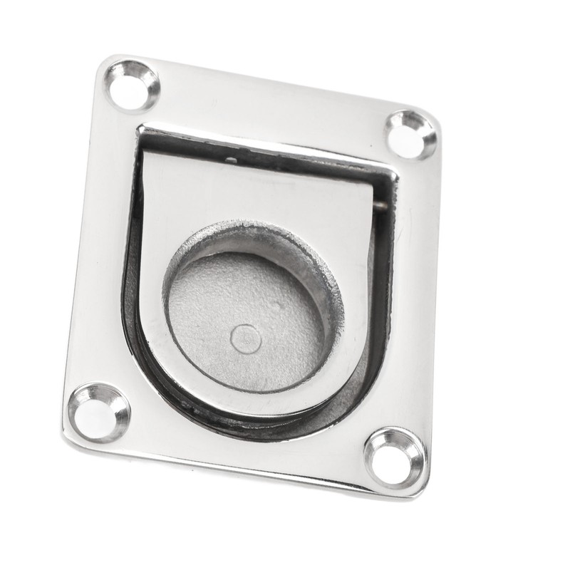 Hatch Pull Handle Stainless Steel 67mm X 56mm Flush Lifting