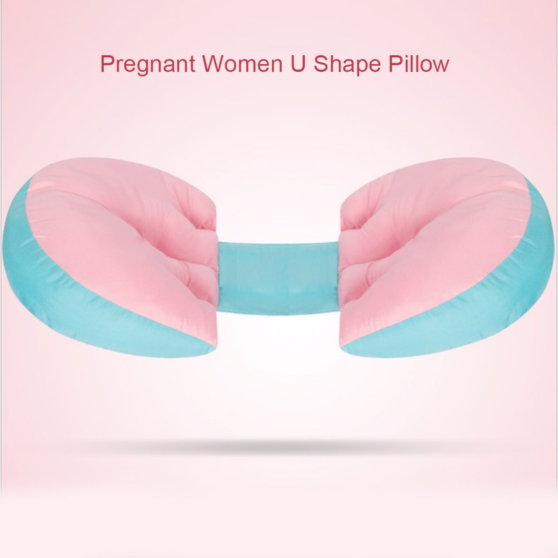 Pregnant Women Sleep U Shape Pillow Cotton Waist Belly Support