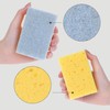 HMETOL 8 Pack Scratch Scrub Sponges, Kitchen Sponges Clean Tough