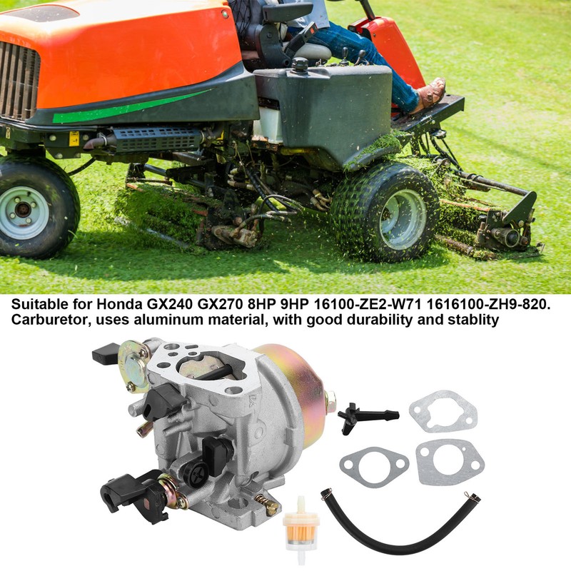 Carburetor Carb Replacement for Honda GX240 GX270 8HP 9HP 16100‑ZE2‑W71