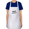 Makoroni - Milo Name Apron Adjustable Kitchen Chef Apron with