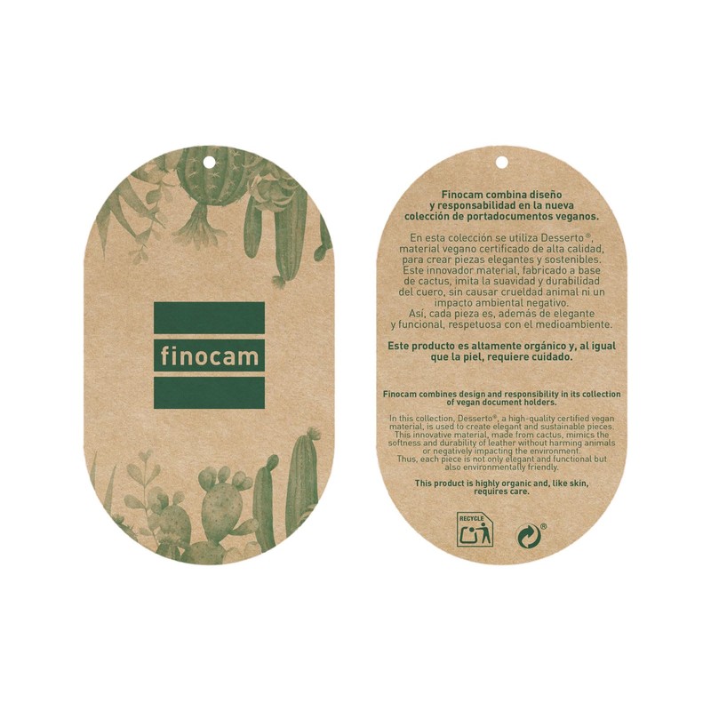 Finocam – Zipper Document Holder Nopal Black