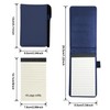 itechpanda 2 Pack Small Pocket PU Leather Business Notebook Cover