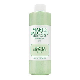 Mario Badescu Jabón limpiador de algas marinas para todo tipo de piel | Limpiador cremoso que exfolia suavemente | Formulado con granos de algas marin