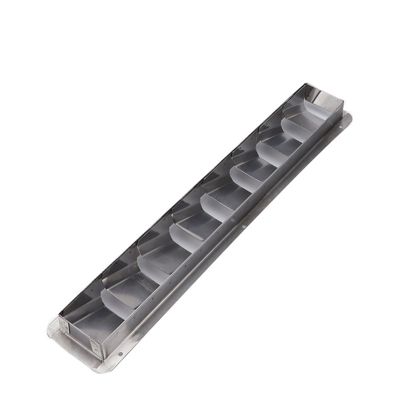 Marine Vent Grille Oblong Stainless Steel 8 Slots Grid Cover
