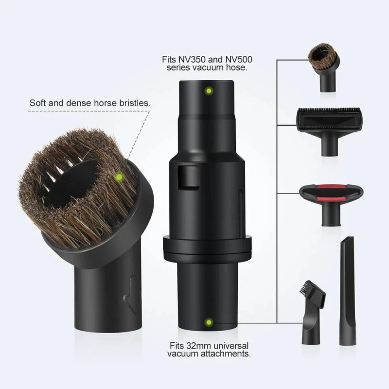 Shark Navigator & Rotator Vacuum Attachments: Crevice Tool & Brushes