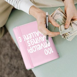 Envelope Money Saving - Budgeting Planner | 100 Days Tracker Envelopes for Budget Management Home School Men Women Children