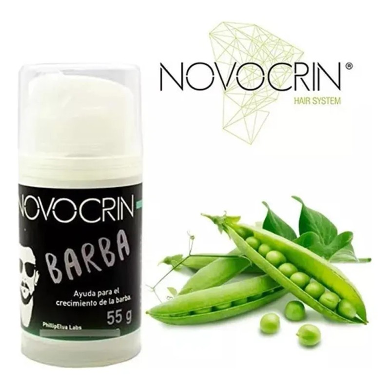 3x2 Tratamiento Pro Barba Bigote Rapido Seguro Novocrin 55gr
