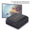 VGaAudio to HDMI 1080P Portable Audio Converter Convertor Adaptor Equipment