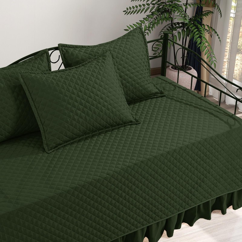 BALAPET 5 Piece Daybed Sets, Quilted Daybed Bedding Set, Twin