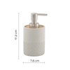 KIAMAMI VALENTINA Soap Dispenser 130 ml Anemone Grey Cement