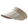 [ホワイトファング] サンバイザー 帽子 カジュアル UVカット 日焼け防止 おしゃれ アウトドア レディース CZA108(ベージュ)