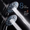 AquaCare Magneton High-Pressure 8-mode Handheld Shower Head with Magnetic Guidance