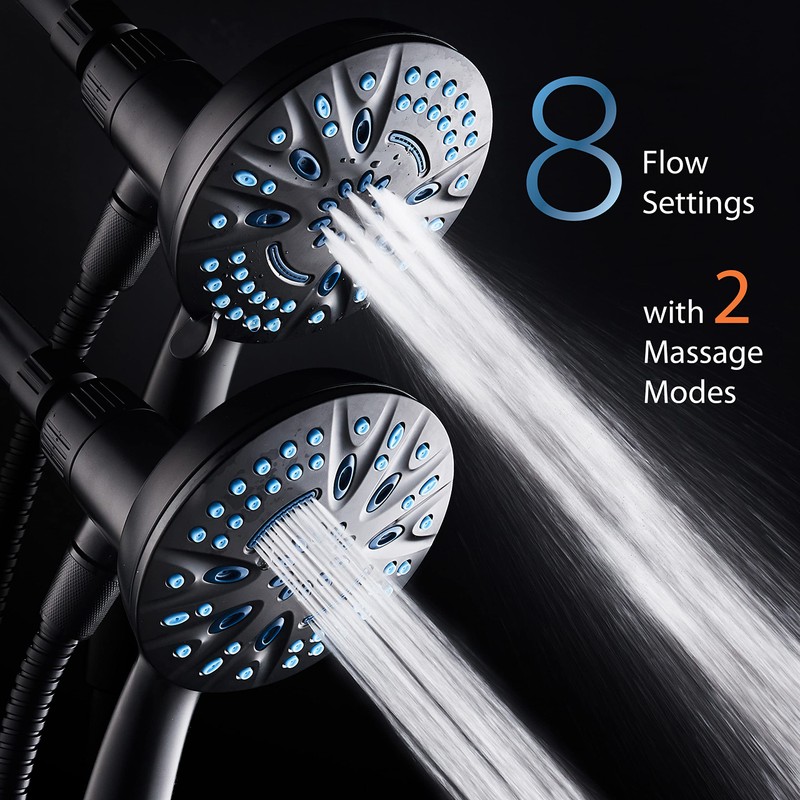 AquaCare Magneton High-Pressure 8-mode Handheld Shower Head with Magnetic Guidance