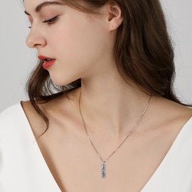 Collar de urna de plata de ley para cremación, joyería de cenizas, joyería de memoria para mujeres y hombres, Plata esterlina, no conocido