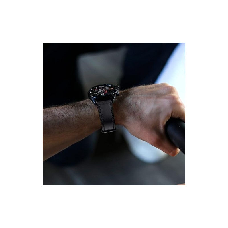 WOCCI Business Style Correa de reloj de piel, hebilla de