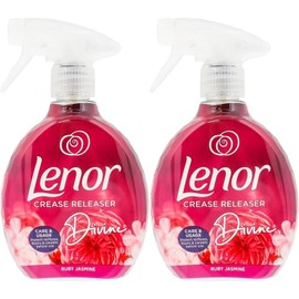 Lenor Lenor Crease Release Divine Ruby Jasmine 2 X 500ML Removes Creases Iron