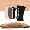 DANCEYOU Dance Knee Pads Thick Soft Sponge Volleyball Knee Brace