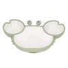 Crab Suction Plate with Suction Cup Base Silicone Divided Plate