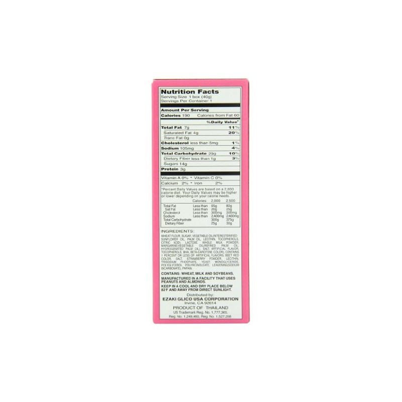 Pocky Cream Covered Biscuit Sticks, Strawberry, 1.41 Ounce (Pack of