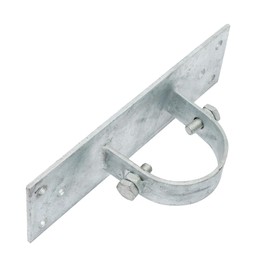 Aiwaiufu Chain Link Fence 1-5/8" Wood to Steel Post Bracket, Wood Fence to Steel Post Adapters, Adapter Brackets (Pack of 4)