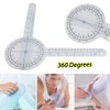 360° Calibrated Goniometer Angle Medical Joint Ruler Angle Inclinometer Ruler