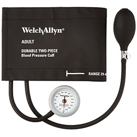 Welch Allyn DS44-11CB Gauge with Durable Two Piece Cuff and Bladder, Adult