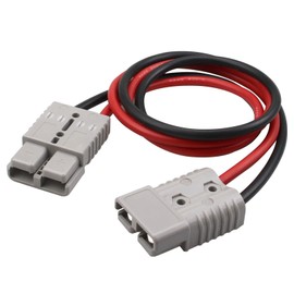 Bumbesti 175A Battery Quick Connect Disconnect Plug Jumper 6AWG Cables Connectors for Anderson Connector Plug One-to-One Customization Power Forklift Connector (2 * 6 AWG 47inch)