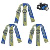 M METERXITY 3-Pack Headlamp Strap Replacement Headband, High Elastic Headlamp
