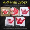 Distressed American Flag Vinyl Decal Sticker | Thin Yellow Line