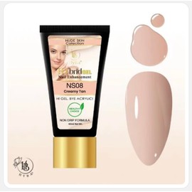 HyGEL Hybrid Nail Gel, Nude Skin Collection SINGLES, 60ml (Creamy Tan, NS08)